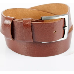 Erkek Taba 4,5 cm Tokalı Orjinal Deri Spor Kemer 1701374