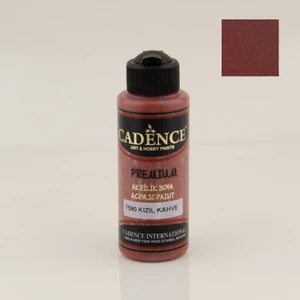 Cadence Premium Akrilik Boya 7590 - Kızıl Kahve 120 ml