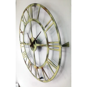 Metal Eskitme Duvar Saati