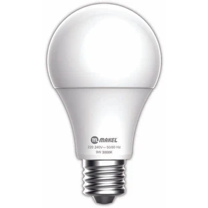 MAKEL 9W LED AMPUL 3000K MAKEL SARI GÜNIŞIĞI