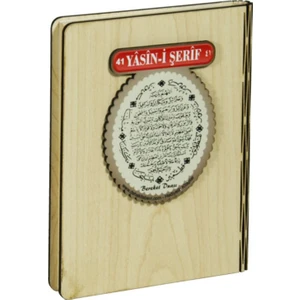 41 Yasin-İ Şerif Türkçeli (Bereket Dualı Ahşap Kapak-Çanta Boy)