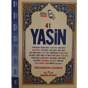Türkçe Okunuşlu Ve Mealli, Sesli 41Yasin-İ Şerif (Çanta Boy) - Elmalılı Hamdi Yazır