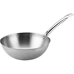 Çelik Wok Tava 26 cm – Zafer Endüstriyel Mutfak