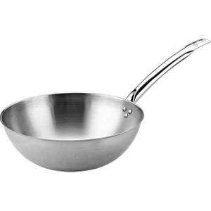 Çelik Wok Tava 28 cm – Zafer Endüstriyel Mutfak