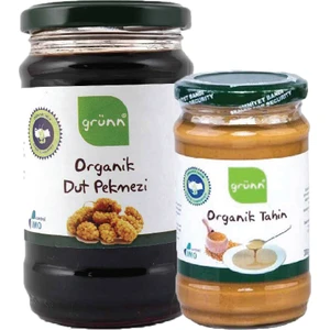 Grünn Organik Dut Pekmezi 850 gr ve Tahin 300 gr