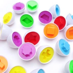 Eğitici Oyuncak Yumurta Geometrik Şekilli Puzzle