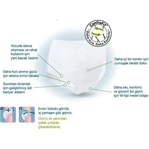 6 Damla Plus Emici Külot 120 Adet Medium Orta Hasta Bezi