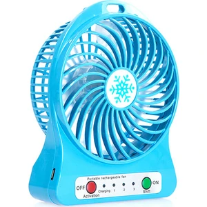 EFN-605 Masaüstü Şarj Edilebilir Mavi 800mAh Usb Fan 