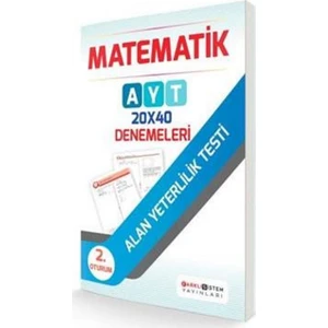 Farklı Sistem Ayt 2. Oturum Matematik 20X40 Denemeleri