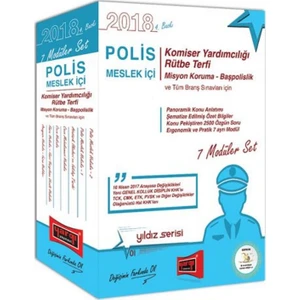 Yargı Yayınevi 2018 Polis Meslek İçi Sınavlarına Hazırlık Konu Anlatımlı Modüler Set 4. Baskı