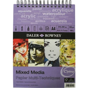 Daler Rowney Mixed Media A4, 250gr - 30 Yaprak