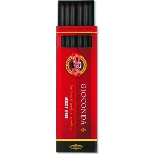 Gioconda Grafit Uç 4B 6'lı Kalem Uçları 5,6mm Kalınlıkta Siyah Renk