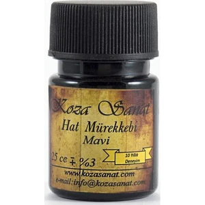 Koza Sanat Hat Mürekkebi 25ml - Turkuaz