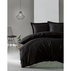 Cotton Box Elegant Saten Çift Kişilik Nevresim Takımı - Siyah