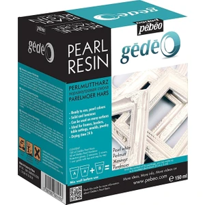 Gedeo Pearl Resin, Beyaz Sedef Reçine 150 Ml