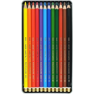 Koh-İ Noor Polycolor Kuruboya Kalem Seti 12'Li Metal Kutu N:3822