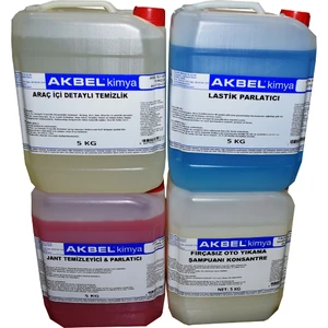 Oto Bakım Ve Temizlik Seti 4 X 5 Kg