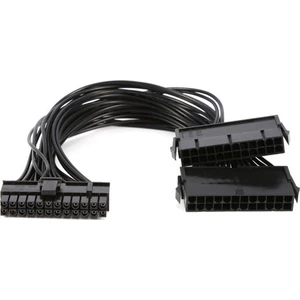 Power Uzatma Kablosı 24 Pin Çift Psu Güç Kaynağı Uzatma Kablosu 24Pin 20 + 4Pin