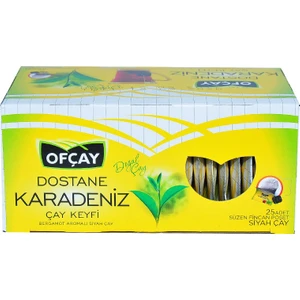 Bergamot Aromalı Siyah Çay 25 Süzen Poşet