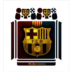 PS4 Slim Barcelona Sticker Seti