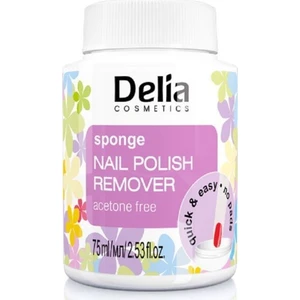 Delıa Sponge Naıl Polısh Remover Acetone Free 75Ml