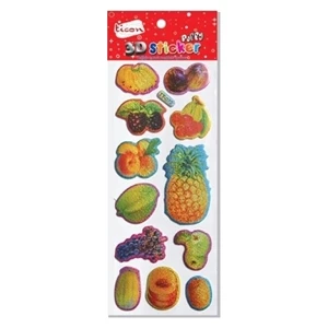 177569 3D  Puffy Sticker