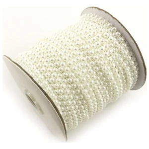 Şerit İnci Yarım Beyaz (4 mm - 5 Metre)