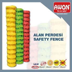 Plastik İthal Tip Kopmaz Emniyet Alan Perdesi