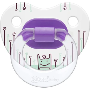 Wee Baby 833 Desenli Gövdeli Damaklı Emzik No:1