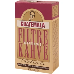 Mehmet Efendi Guatemala Filitre Kahve 250 gr (Kafeinsiz)