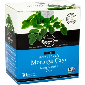 Nurs Herbal Tea's Moringa Çayı Karışık Bitki Çayı 30 Süzen Poşet 60 Gr