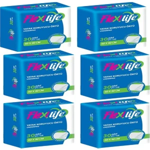 Flexilife 60X90 Cm Yatak Koruyucu Örtü 30X6 180 Adet