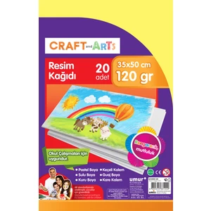 Craft And Arts Resim Kağıdı 20'Li 35X50