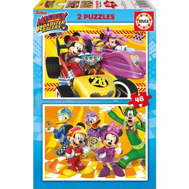 Educa 2x48 Parça Mickey Roadster Racers Çocuk Puzzle Fiyatı