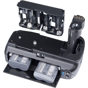 Impugnatura Battery Grip Vhbw Per Canon EOS 50D, 40D, 20D, 30D, Con Ghiera Di Selezione, Compatibile BG-E2