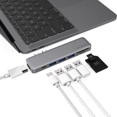 Dodocool Dc68 7in1 Cok Islevli Usb C Hub Usb 3 0 Sd Tf Pd Hdmi 4k Dodobees Teknoloji