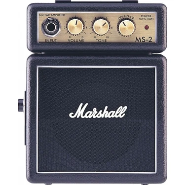 Marshall MS-2 Mikro Amfi - Siyah - Yüksek Performans ve Kompakt