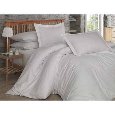 Hobby Cift Kisilik Saten Nevresim Takimi Damask Krem Fiyati