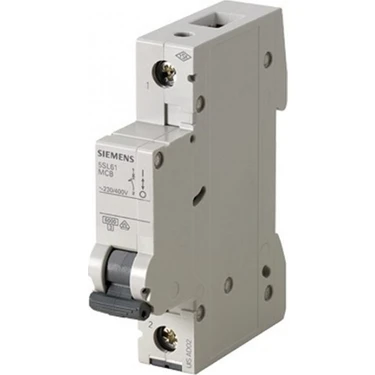 Sıemens 1*25A C Tipi Monofaze 6Ka W Otomat