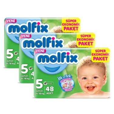 Molfix Bebek Bezi Comfort Fix Junior Dev Ekonomi 5 Beden 144