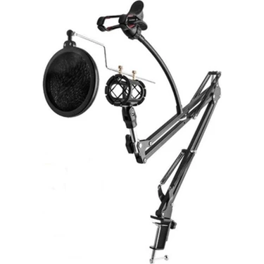 Lastvoice Set-01 - Mikrofon standı + Shock Mount + Pop