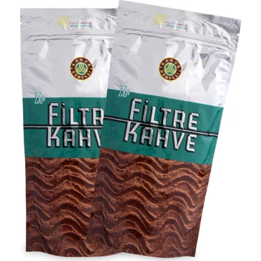 Kahve Dünyası 2×250 gr Filtre Kahve - %100 Doğal Kavrulmuş Kahve Çekirdeği, Katkı Maddesi İçermeyen