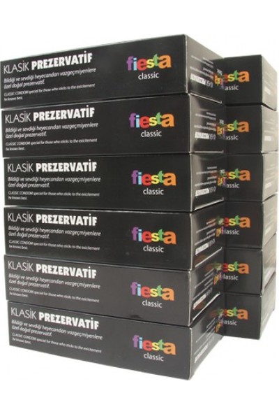 Fiesta Prezervatif 144 Adet Classic Condom Fırsat Paketi