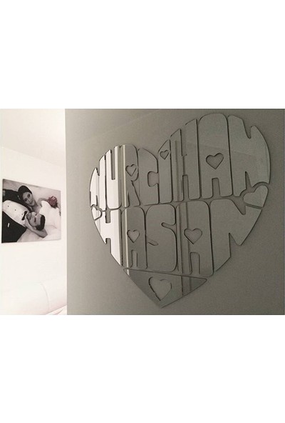 Aşk Aynası - 55x45cm İsimli Ayna