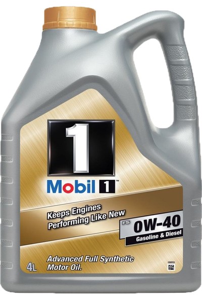 Mobil 1 FS 0W-40 Benzinli ve Dizel Araçlar için 4 Litre Motor Yağı ( Üretim Yılı: 2022 )