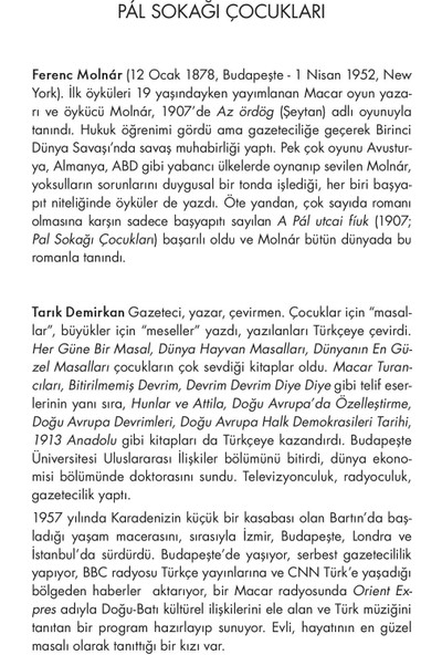 Pal Sokağı Çocukları (Küçük Boy) - Ferenc Molnar