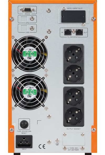 Makelsan P.Pack SE 3 KVA (6x 9AH) 5-10dk Online UPS MU03000N11EAV03