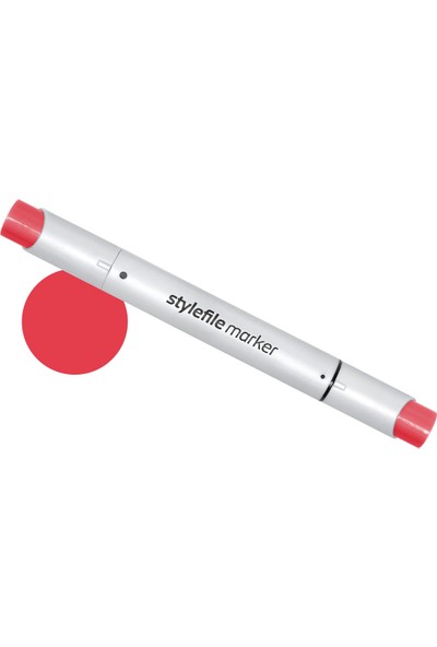 Stylefile Marker Fırça Uçlu Kalem N:362 Carmine