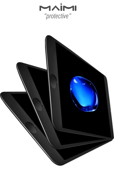 Maimi Apple iPhone 6 - 6S 3D Temperli Koruma Camı Siyah