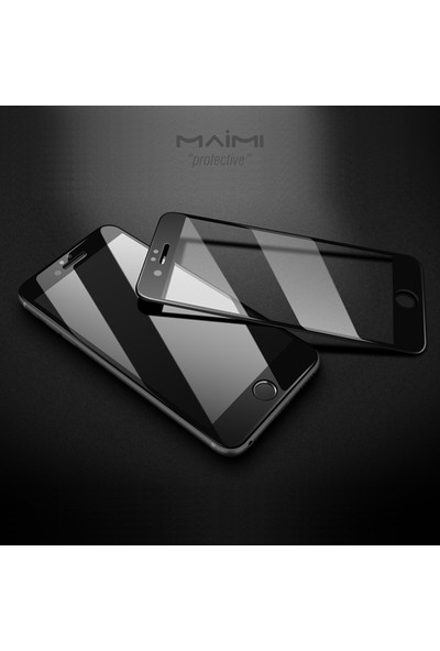 Maimi Apple iPhone 6 Plus - 6S Plus 3D Temperli Koruma Camı Siyah